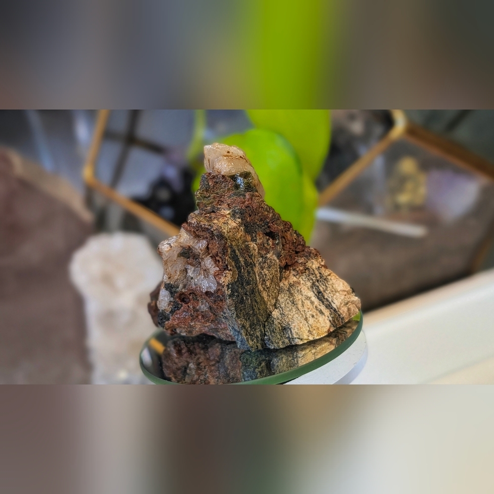 Rare Andradite Garnet & Epidote Cluster (Nelson,B.C. Mine) - Picture 4 of 14